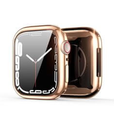 Dux Ducis Samo ovitek z zaščitnim steklom za Apple Watch 4/5/6/SE 40mm, roza