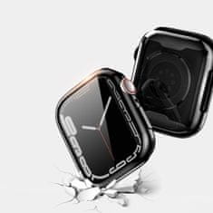 Dux Ducis Samo ovitek z zaščitnim steklom za Apple Watch 4/5/6/SE 40mm, črna