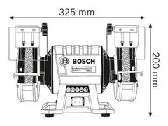 BOSCH Professional Namizni dvokotni brusilnik GBG 35-15