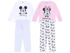 Disney 2x Belo-roza pižama Minnie Mouse DISNEY 7-8 lat 128 cm