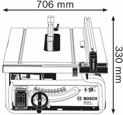 BOSCH Professional namizna krožna žaga GTS 10 J (0601B30500)