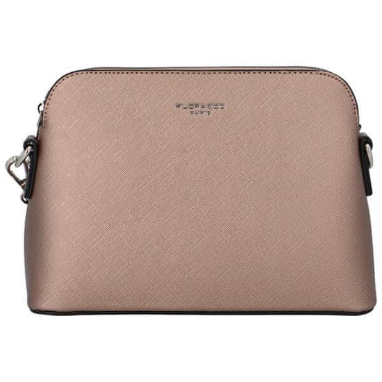 FLORA & CO Ženska torba za čez crossbody 3772 rjava kovina