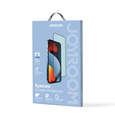 ACTIVESHOP Zeleno kaljeno steklo za iPhone 14 Plus s filtrom proti modri svetlobi za celozaslonski vitez