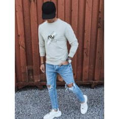 Dstreet Moški pulover z bež potiskom AVEA bx5363 XL