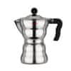 Moka kafetiera espresso za 6 skodelic / črn ročaj / aluminij