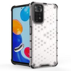 slomart honeycomb case armored cover z gel okvirjem za xiaomi redmi note 11s / note 11 črn