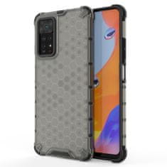 slomart honeycomb case armored cover z gel okvirjem za xiaomi redmi note 11 pro + / 11 pro črn