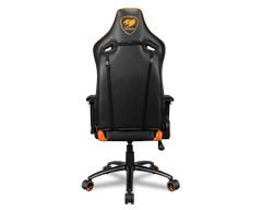 Cougar Outrider S gaming stol, sunje, jeklo, do 120 kg, črn (CGR-OUTRIDER S)