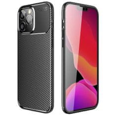 Nexeri Ohišje IPHONE 14 PRO MAX Oklepni udarno odporen Nexeri Carbon Fiber black