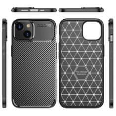 Nexeri Ohišje za IPHONE 14 PLUS Oklepni udarno odporen Nexeri Carbon Fiber black