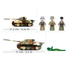 Sluban Army N38-B0859 Maskirni tank srednji 2v1