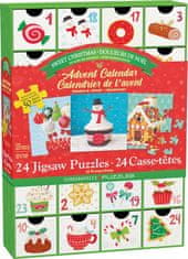 EuroGraphics Puzzle Adventni koledar: Sweet Christmas 24x50 kosov