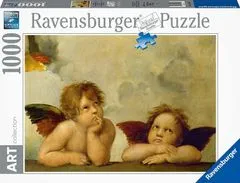 Ravensburger Puzzle Angeli (Kerubini), Sikstinska Madona 1000 kosov