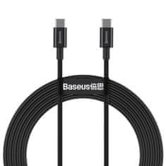 BASEUS Superior USB-C - Kabel za hitro polnjenje USB-C 100W 5A 2m - črn