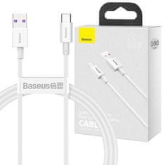 BASEUS 1m Baseus Superior kabel USB na USB-C tipa C 66W Bela