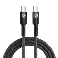 slomart wozinsky kabel usb tipa c - napajalni kabel usb tipa c 18w 1m črn (wuc-pd-cc1b)