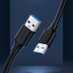 Ugreen kabel usb 2.0 (moški) - usb 2.0 (moški) 0,5 m črn (us128 10308)