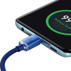 PRO Kabel USB-C za hitro polnjenje in prenos podatkov USB-C 100W 2m modri