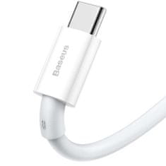 BASEUS 1m Baseus Superior kabel USB na USB-C tipa C 66W Bela