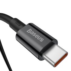 BASEUS Superior USB-C - Kabel za hitro polnjenje USB-C 100W 5A 2m - črn