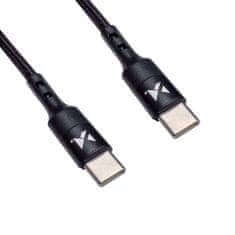 slomart wozinsky kabel usb tipa c - napajalni kabel usb tipa c 18w 1m črn (wuc-pd-cc1b)