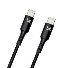 slomart wozinsky kabel usb tipa c - napajalni kabel usb tipa c 18w 1m črn (wuc-pd-cc1b)