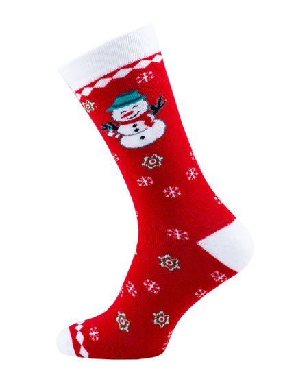 Star Socks Božične nogavice Snowman