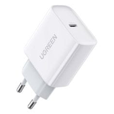 Ugreen USB Power Delivery 3.0 Quick Charge 4.0+ 20W 3A omrežni polnilec bele barve