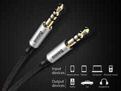 BASEUS Baseus Yiven M30 mini Jack 3,5 mm avdio kabel 1 m rdeč