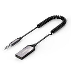 Ugreen Zvočni sprejemnik Bluetooth avdio adapter 5,3 kabel USB AUX priključek črn
