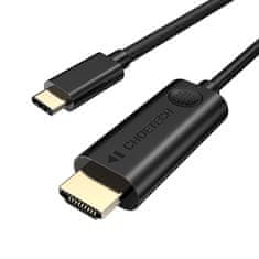 slomart choetech kabel usb tipa c - hdmi 4k 30hz 3m črn (xch-0030)