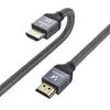 WOZINSKY Kabel HDMI 2.1 8K 60 Hz 48 Gb/s 4K 120 Hz 2K 144 Hz 5 m srebrn