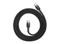 BASEUS Baseus Cafule 2x USB-C QC 3A 2m PD črn kabel