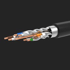 Noah Kabel LAN RJ45 Cat 7 STP 10Gbps 2m črn