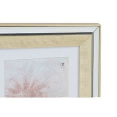 NEW Okvir za fotografije DKD Home Decor Kristal polistiren Zlat Srebrna Tradicionalna 47 x 2 x 40 cm (2 kosov)