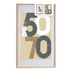 Gift Decor Stenski okvir za fotografije Svetlo rjava Naravni les MDF (62,5 x 2,5 x 92,5 cm) (1 uds)