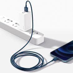 BASEUS Vrhunski kabel kabel za Iphone USB - Lightning 2,4A 1m modre barve