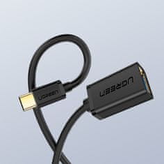 PRO Adapterski kabel OTG iz USB 3.0 v USB-C - črn