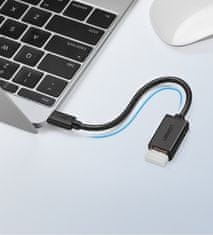 PRO Adapterski kabel OTG iz USB 3.0 v USB-C - črn