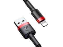 BASEUS Baseus USB Lightning kabel za iPhone 2,4A 1m Rdeča