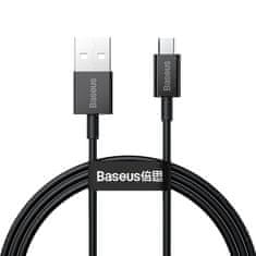 BASEUS superior kabel usb - micro usb kabel za hitro polnjenje 2a 1m črn (camys-01)