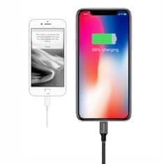 BASEUS Močan pleteni kabel USB Iphone Lightning 1,2 m črn