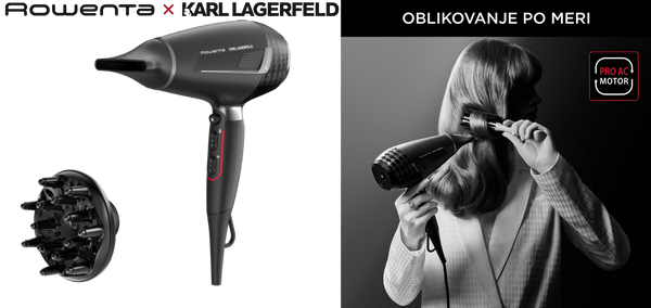 Sušilnik za lase Rowenta Karl Lagerfeld Pro Stylist