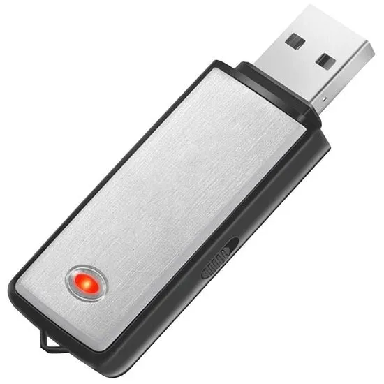 Northix Pomnilnik USB s funkcijo diskretnega poslušanja