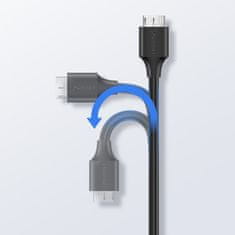 Ugreen Kabel USB-C - micro USB-B SuperSpeed 3.0 1m črn