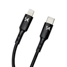 slomart wozinsky kabel usb tipa c - kabel za napajanje s strelo 18w 1m črn (wuc-pd-cl1b)