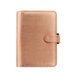 Filofax Personal Saffiano rose gold organiser