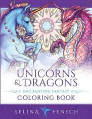 Unicorns and Dragons - Enchanting Fantasy Coloring Book