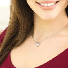 Lovilion Moji punci - Bleščeča ogrlica z obeskom s kubičnim cirkonij kristalom JULIET
