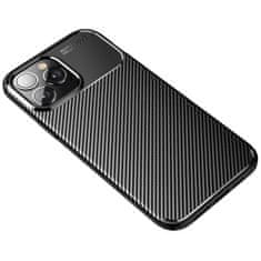 Nexeri Ohišje IPHONE 14 PRO MAX Oklepni udarno odporen Nexeri Carbon Fiber black